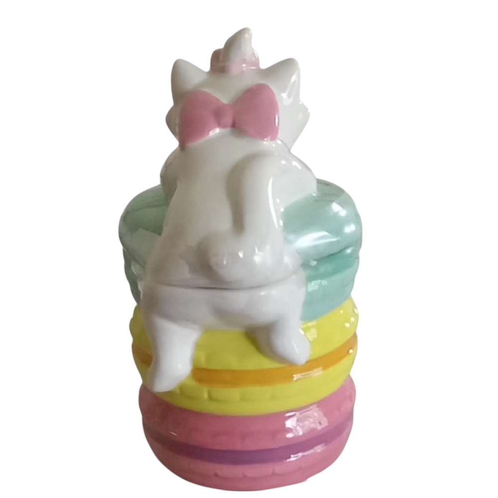 Disney Marie Macaroon Ceramic Cookie Jar Canister, NWT - Picture 2 of 8